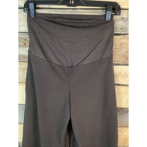 H&M Maternity Wide Leg Pants Brown Size XS - Picture 3 of 5